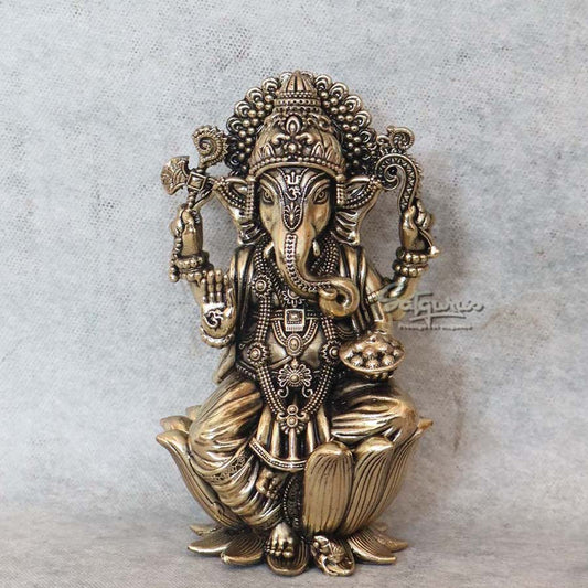 Lotus Ganesha ( Medium ) By Satguru's