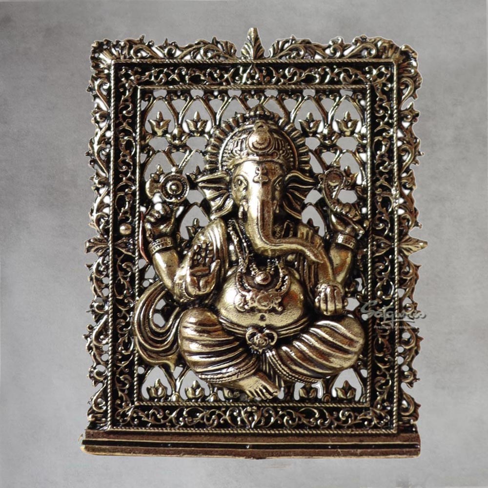 Ornate Jaali Ganesha Table Top By Satguru's
