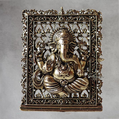 Ornate Jaali Ganesha Table Top By Satguru's