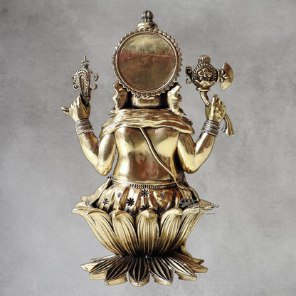 Lord Ganesha on Lotus By Satguru's