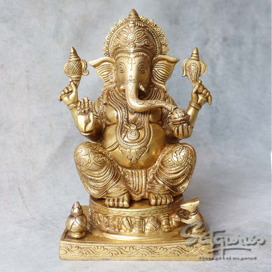 Brass Ashtavinayak Ganesha By Satgurus