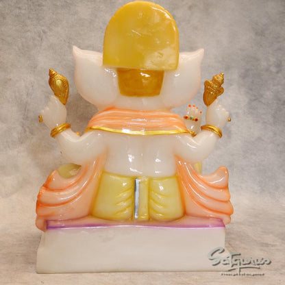 Big Ganesha Sitting By Satguru's