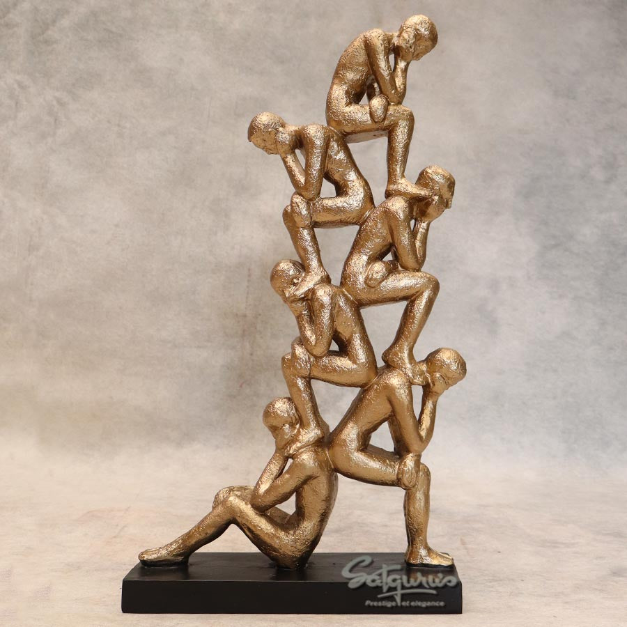 Human Figures Climbing By Satguru's