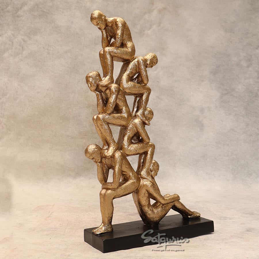 Human Figures Climbing By Satguru's