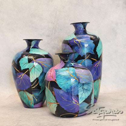 Leave Marble Finish Vase By Satguru's