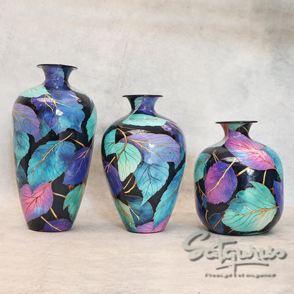 Leave Marble Finish Vase By Satguru's