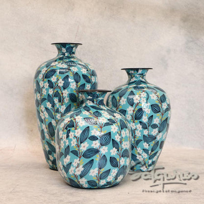 Flower Marble Finish Vase By Satguru's
