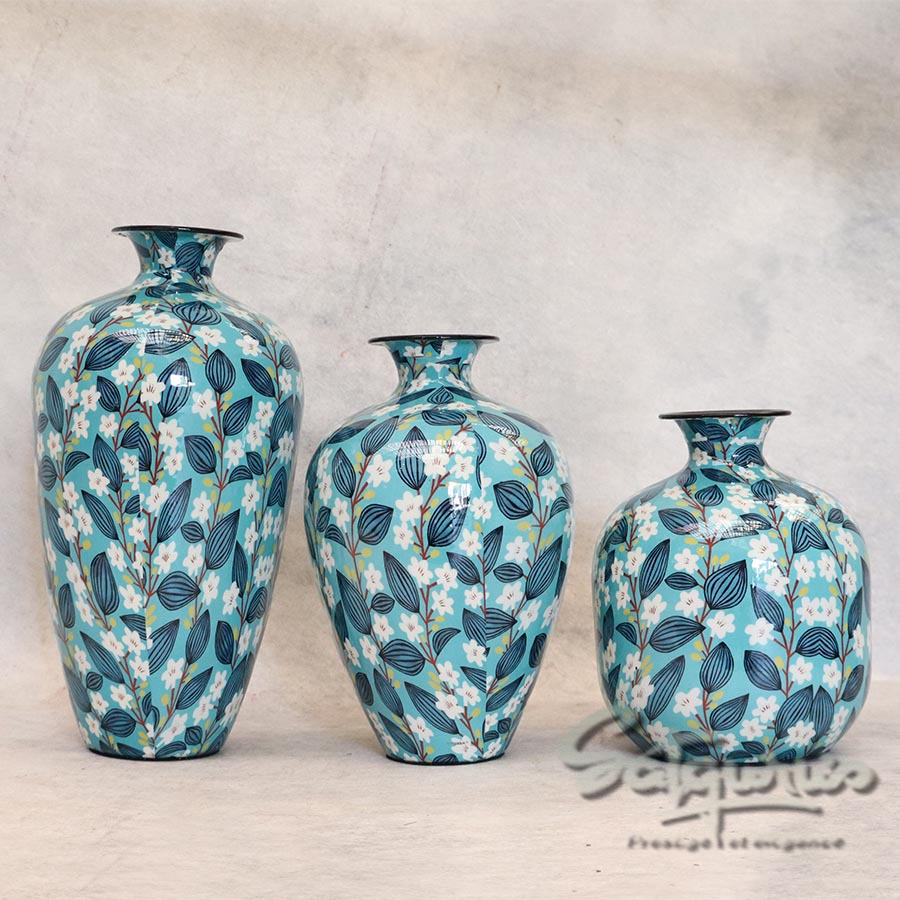 Flower Marble Finish Vase By Satguru's
