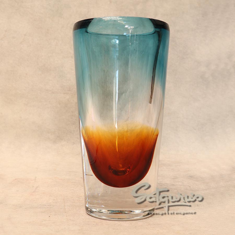 Murano Glass Vase ( Blue ) By Satguru's