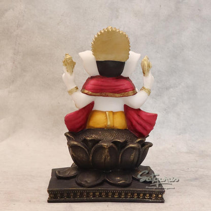 Lotus Base Ganesha By Satguru's