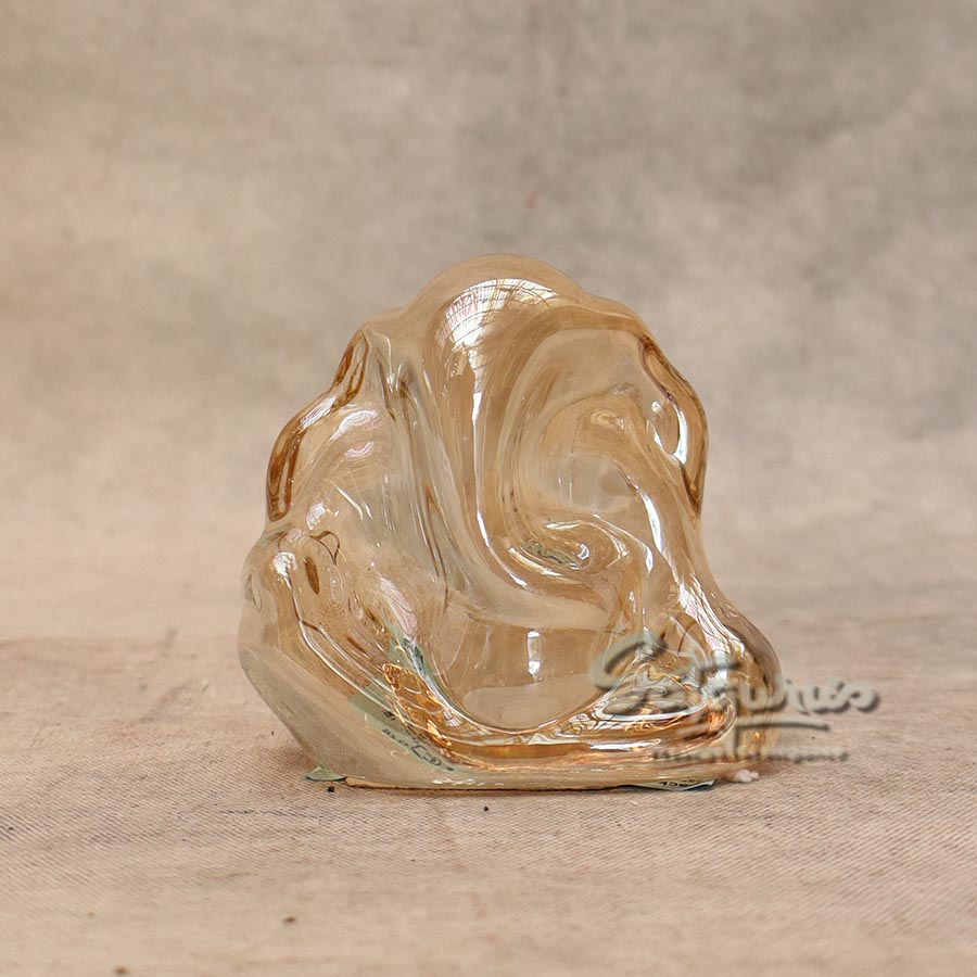 Abstract Crystal Glass Ganesha Idol By Satguru's