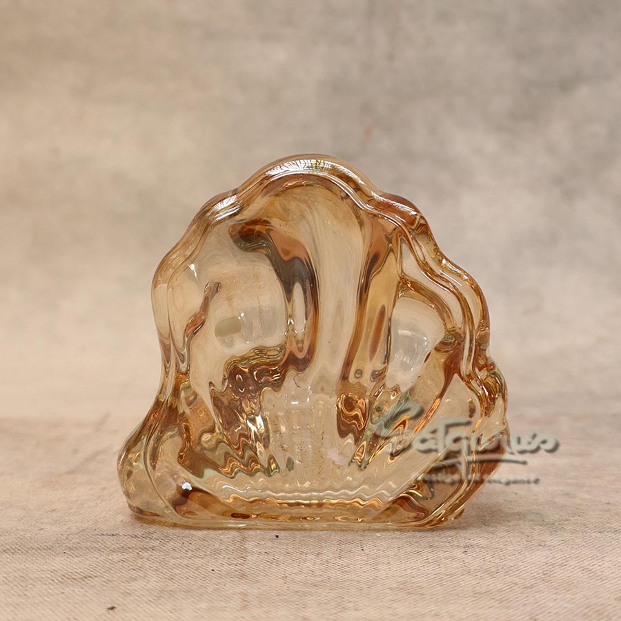 Abstract Crystal Glass Ganesha Idol By Satguru's