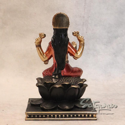 Lotus Base Laxmi Metallic Finish By Satguru's