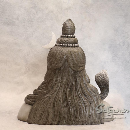 Black Shiva Bust ( Grey ) By Satguru's