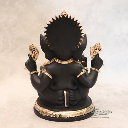 Mukut Ganesha ( Black ) By Satguru's