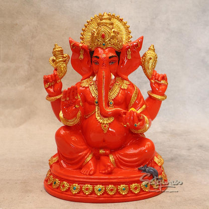 Bali Ganesha ( Orange  ) By Satguru's