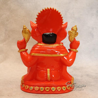 Bali Ganesha ( Orange  ) By Satguru's