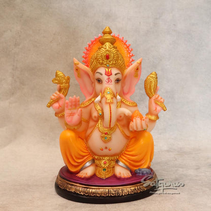 Mukut Ganesha ( Colourfull ) By Satguru's