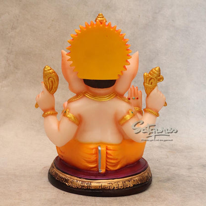 Mukut Ganesha ( Colourfull ) By Satguru's