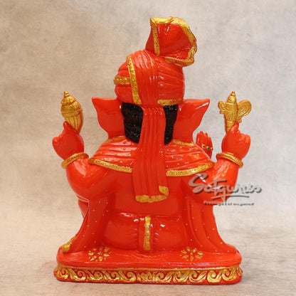Pagdi Ganesha ( Orange ) By Satguru's