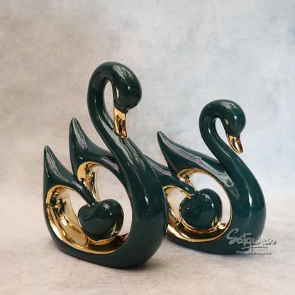 Set of 2 Swan Table Décor By Satguru's