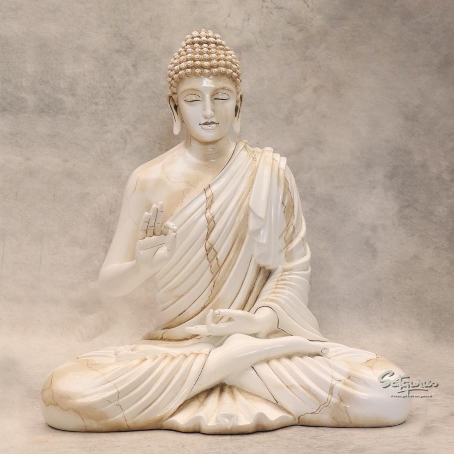 Marble finish Buddha By Satguru's
