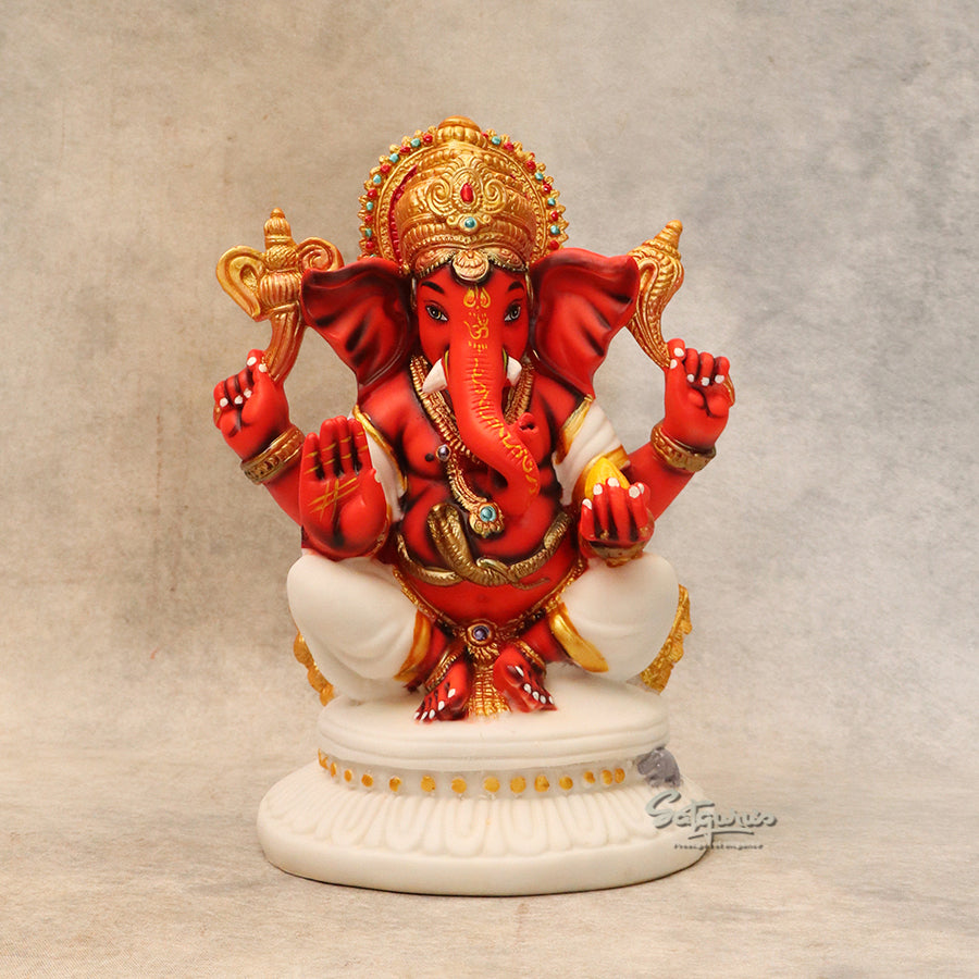 Round Base Ganesha By Satguru's