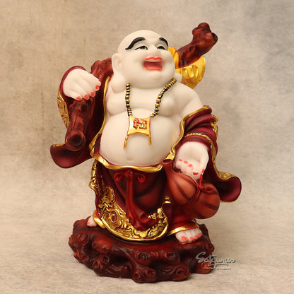 Laughing Buddha Carrying Potli By Satguru's