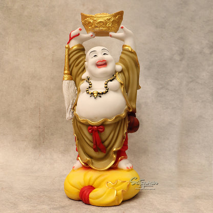 Laughing Buddha Hand Up By Satguru's
