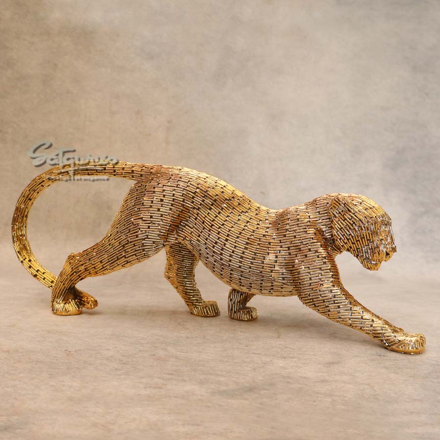 Electic Plating Leopard ( Gold ) By Satguru's