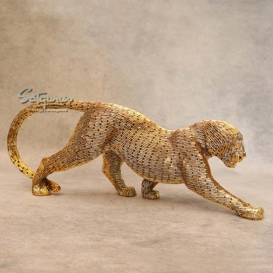 Electic Plating Leopard ( Gold ) By Satguru's
