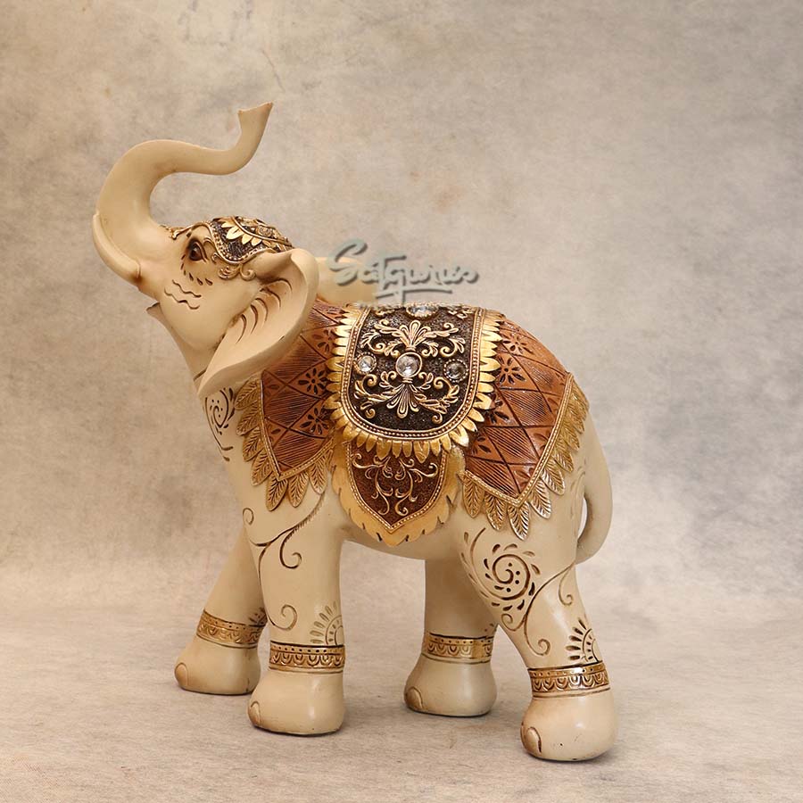 Elephant Trunk Up ( Brown ) By Satguru's