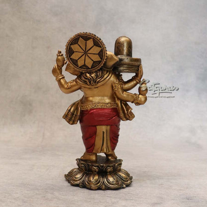 Ganesha Holding Shivling By Satguru's
