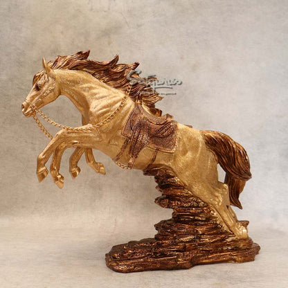 2 Golden Jumping Horse By Satguru's