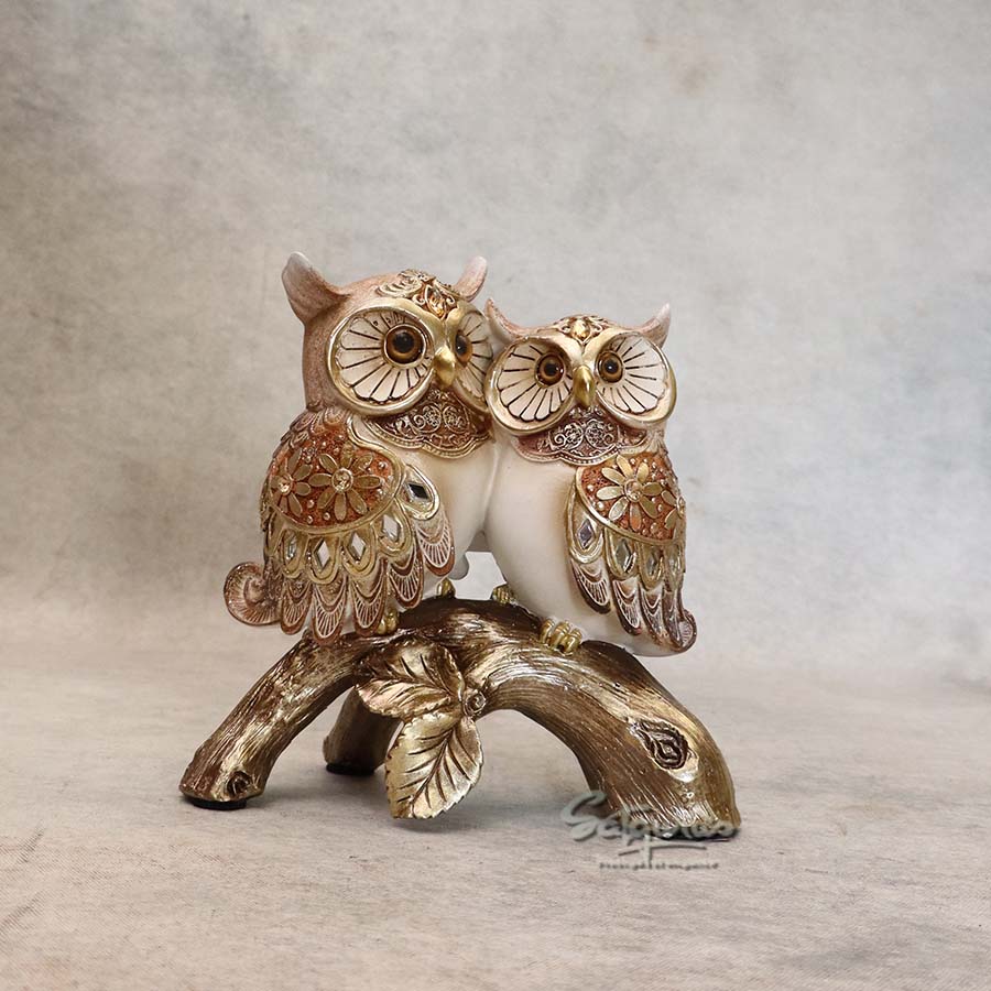 Owls On Branch By Satguru's