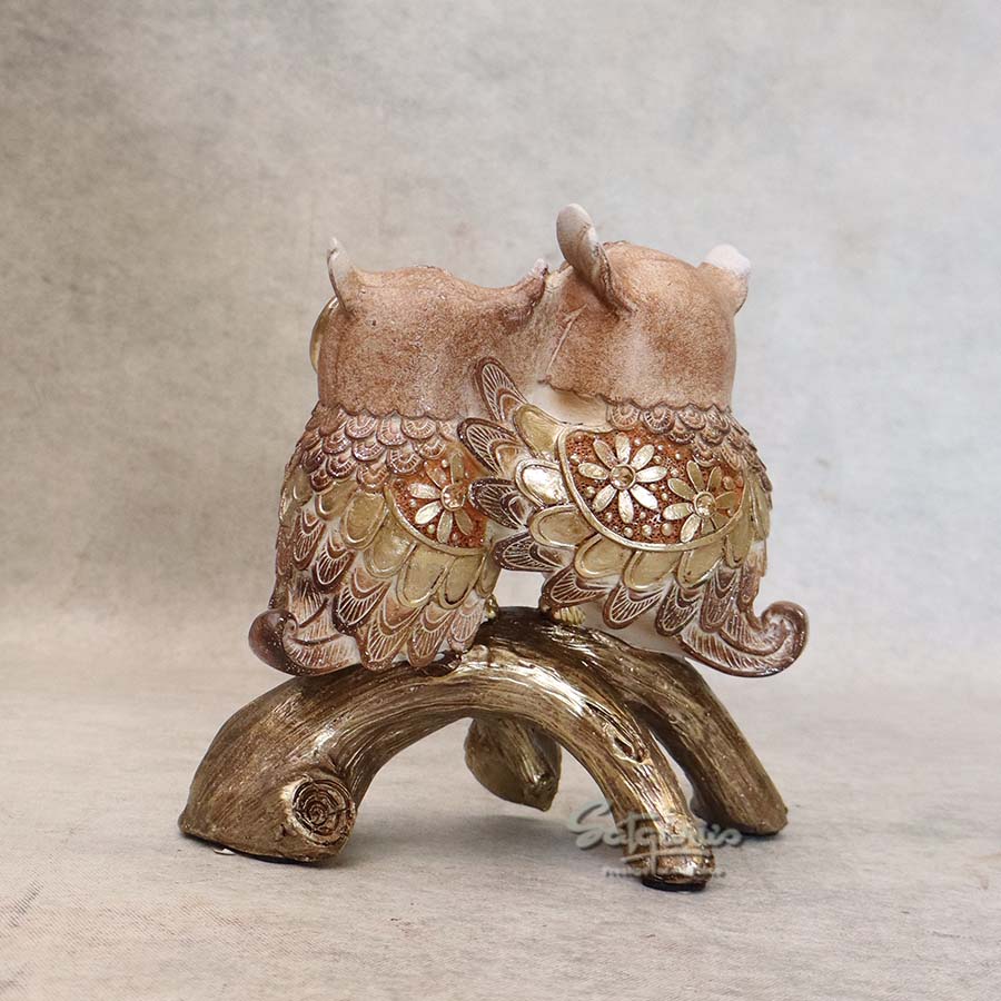 Owls On Branch By Satguru's