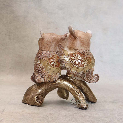 Owls On Branch By Satguru's