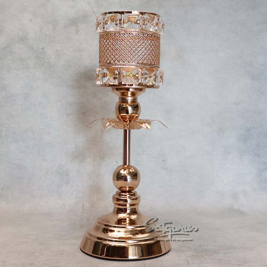 The Imperial Glow Crystal Candle Stand By Satguru's