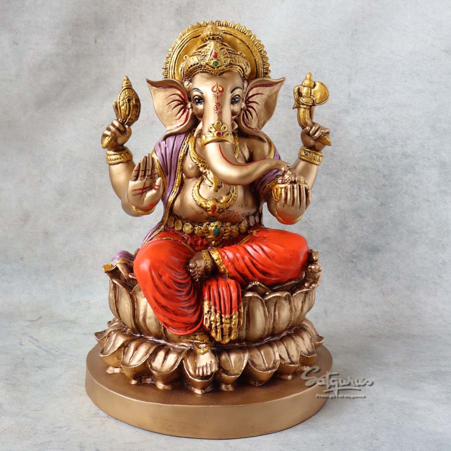 Divine Multi-Colour Ganesha By Satguru's