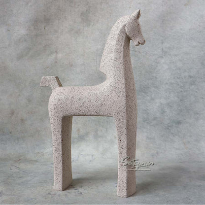 Modern Luxe Sleek Horse Figurine By Satguru's