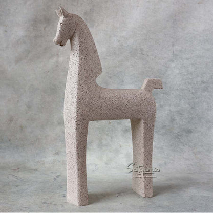 Modern Luxe Sleek Horse Figurine By Satguru's