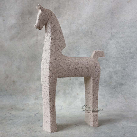 Modern Luxe Sleek Horse Figurine By Satguru's
