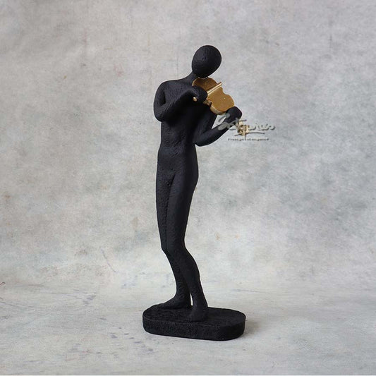Abstract Violin Player Figureine By Satguru's