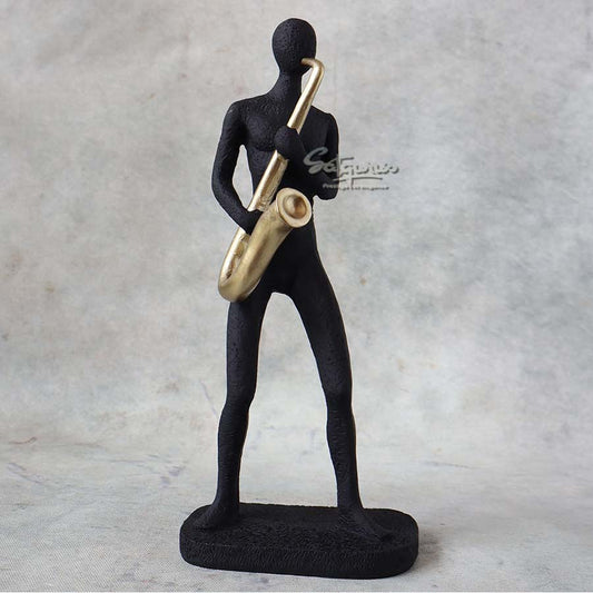 Abstract Saxophone Player Figurine By Satguru's