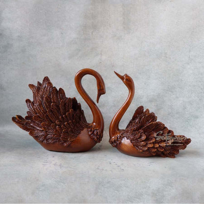 Swan Pair Brown By Satguru's