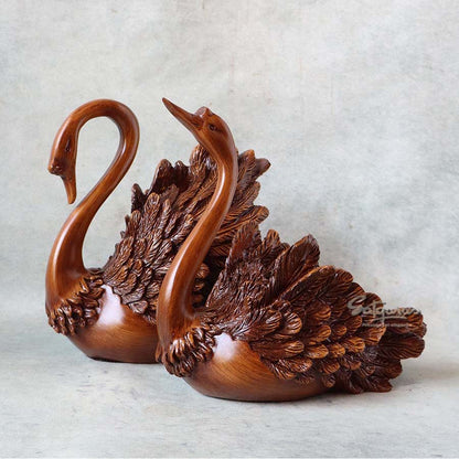 Swan Pair Brown By Satguru's
