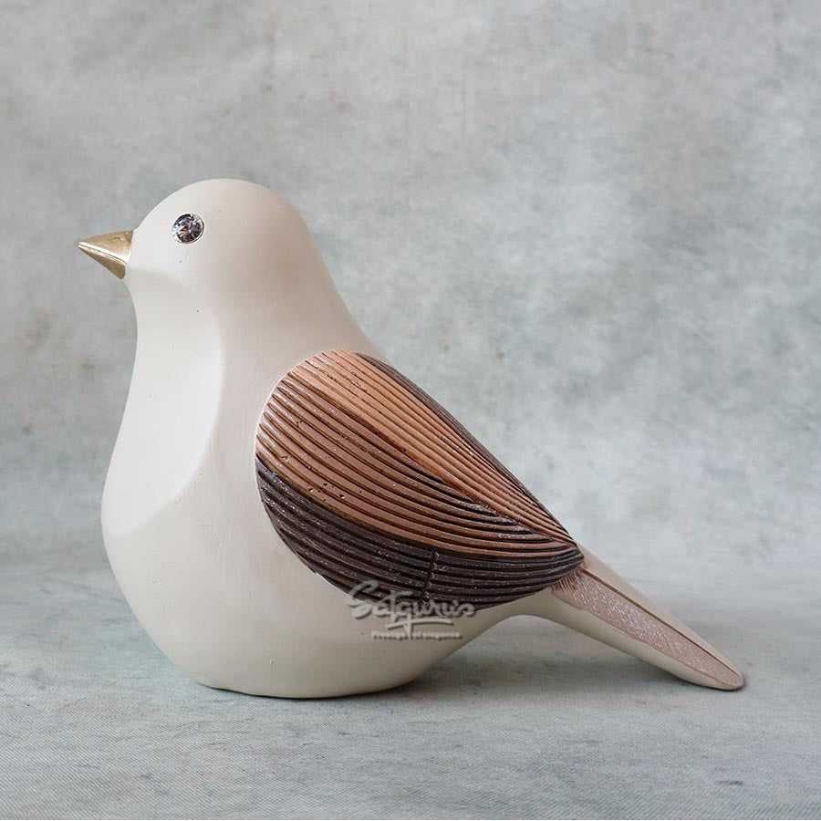 Earthy Elegance Bird Sculpture By Satguru's