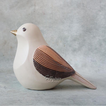 Earthy Elegance Bird Sculpture By Satguru's