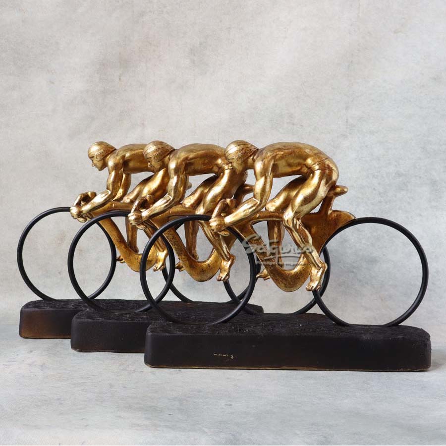 Metallic Bicycle Race Table Top Décor By Satguru's