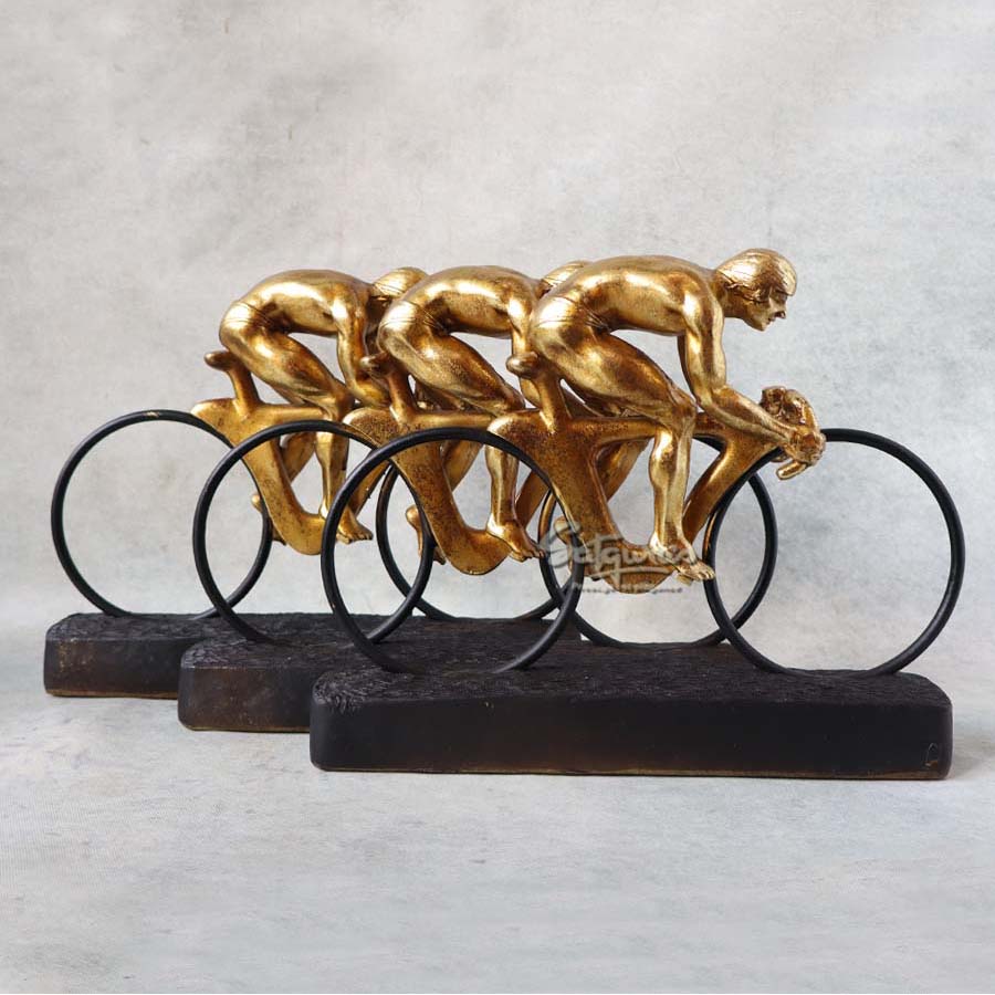 Metallic Bicycle Race Table Top Décor By Satguru's